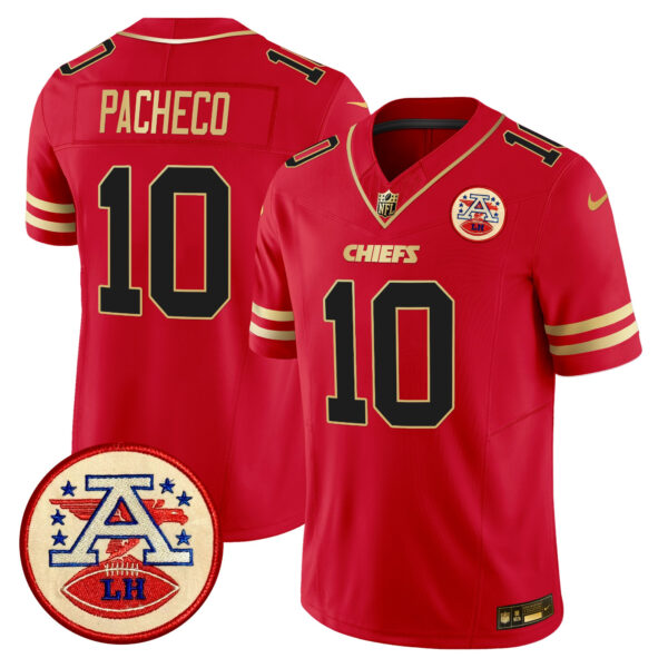 Men's Chiefs 2024 Lamar Hunt Patch Vapor Limited Jersey - All Stitched - Image 20