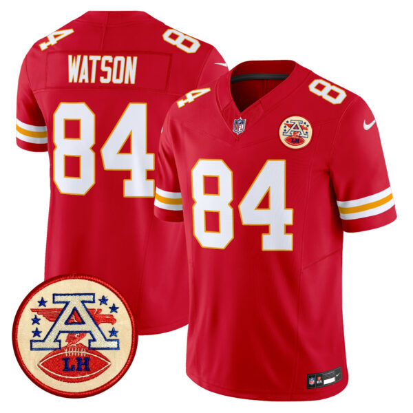 Men's Chiefs 2024 Lamar Hunt Patch Vapor Limited Jersey - All Stitched - Image 45