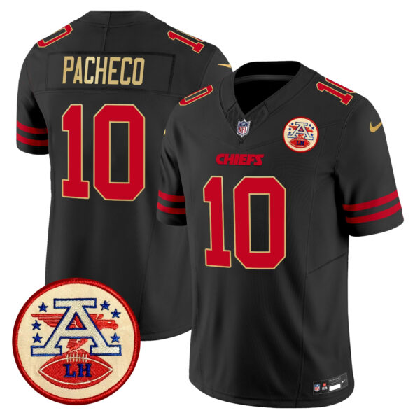 Men's Chiefs 2024 Lamar Hunt Patch Vapor Limited Jersey - All Stitched - Image 36