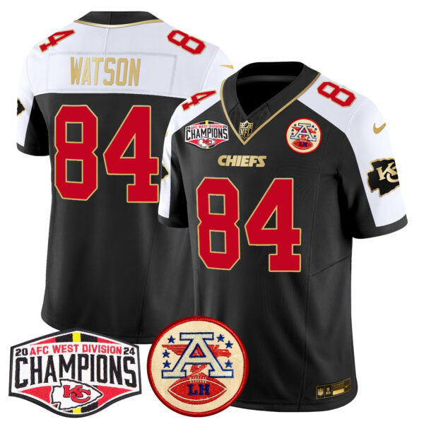 Men's Chiefs 2024 AFC West Division Champions Patch Vapor Limited Jersey - All Stitched - Image 5