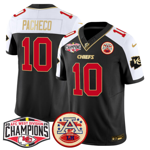 Men's Chiefs 2024 AFC West Division Champions Patch Vapor Limited Jersey - All Stitched - Image 4