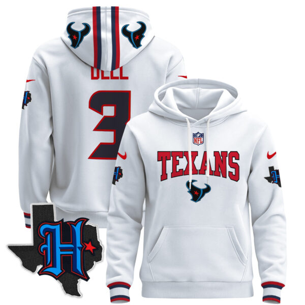 Men's Houston Texans 2024 Pullover Hoodie V3 - All Stitched - Image 44