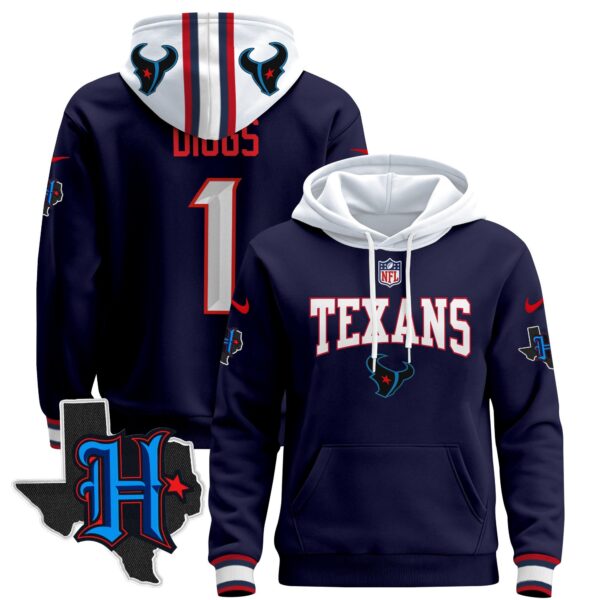 Men's Houston Texans 2024 Pullover Hoodie V3 - All Stitched - Image 22