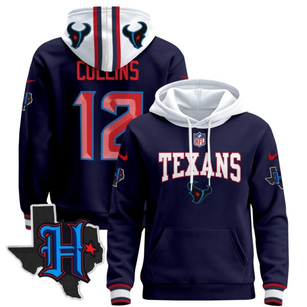 Men's Houston Texans 2024 Pullover Hoodie V3 - All Stitched - Image 19