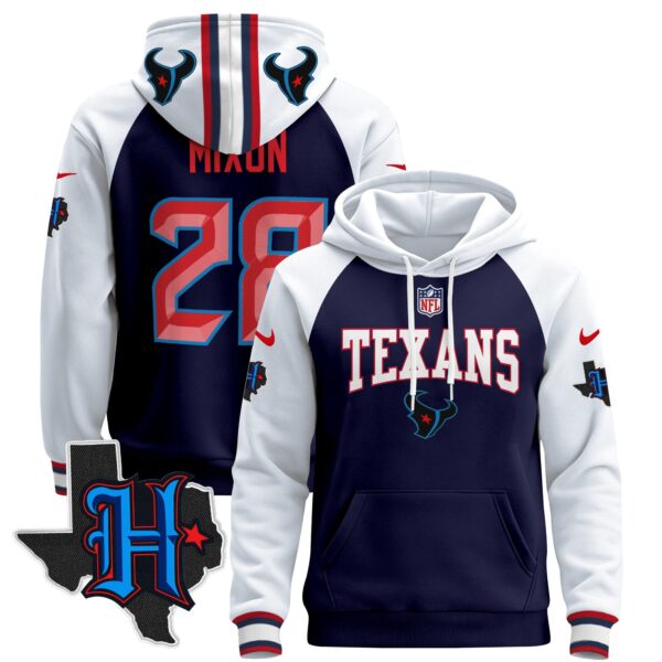 Men's Houston Texans 2024 Pullover Hoodie V3 - All Stitched - Image 53