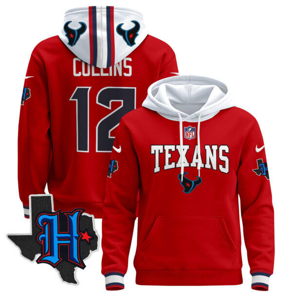 Men's Houston Texans 2024 Pullover Hoodie V3 - All Stitched - Image 39