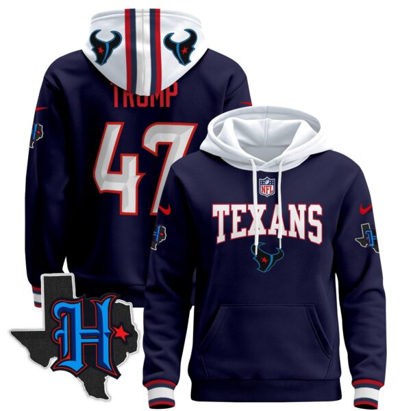 Men's Houston Texans 2024 Pullover Hoodie V3 - All Stitched - Image 30