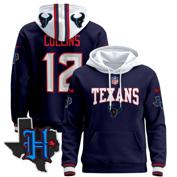 Men's Houston Texans 2024 Pullover Hoodie V3 - All Stitched - Image 29