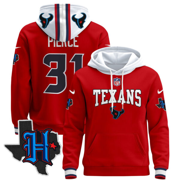 Men's Houston Texans 2024 Pullover Hoodie V3 - All Stitched - Image 36
