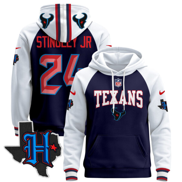 Men's Houston Texans 2024 Pullover Hoodie V3 - All Stitched - Image 55