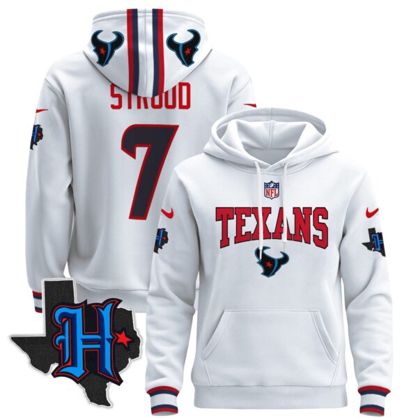 Men's Houston Texans 2024 Pullover Hoodie V3 - All Stitched - Image 41