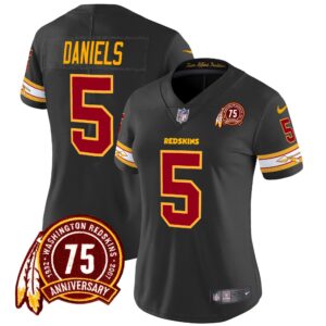 Women's Washington Redskins 75th Patch Vapor Limited Jersey - All Stitched