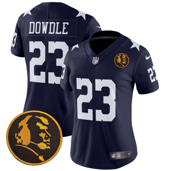 Women's Cowboys Texas & John Madden Patch Vapor Limited Jersey V2 - All Stitched - Image 21