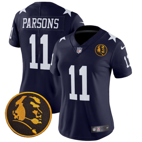 Women's Cowboys Texas & John Madden Patch Vapor Limited Jersey V2 - All Stitched - Image 24