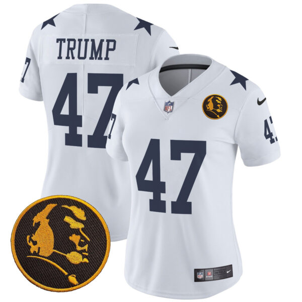 Women's Cowboys Texas & John Madden Patch Vapor Limited Jersey V2 - All Stitched - Image 45