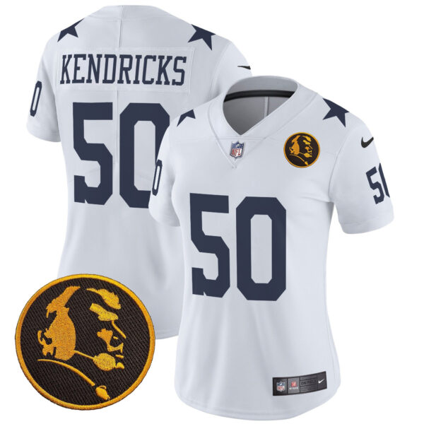 Women's Cowboys Texas & John Madden Patch Vapor Limited Jersey V2 - All Stitched - Image 41