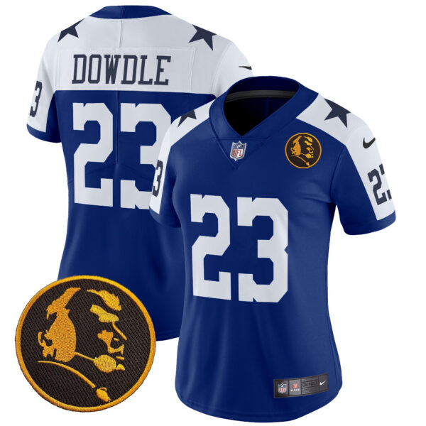 Women's Cowboys Texas & John Madden Patch Vapor Limited Jersey V2 - All Stitched - Image 12