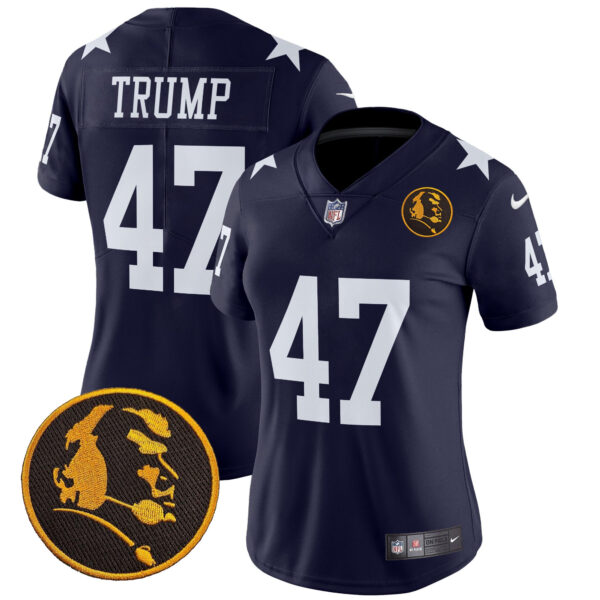 Women's Cowboys Texas & John Madden Patch Vapor Limited Jersey V2 - All Stitched - Image 27