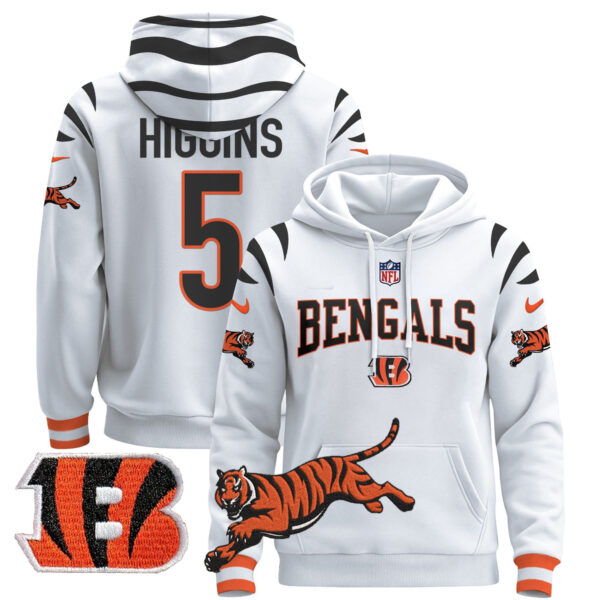 Men's Bengals 2024 Pullover Hoodie V2 - All Stitched - Image 5