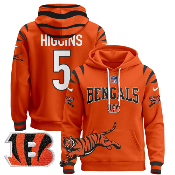 Men's Bengals 2024 Pullover Hoodie V2 - All Stitched - Image 26