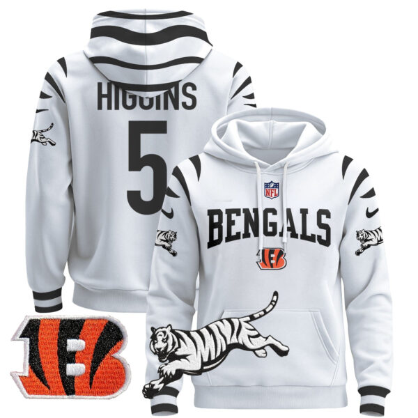 Men's Bengals 2024 Pullover Hoodie V2 - All Stitched - Image 12
