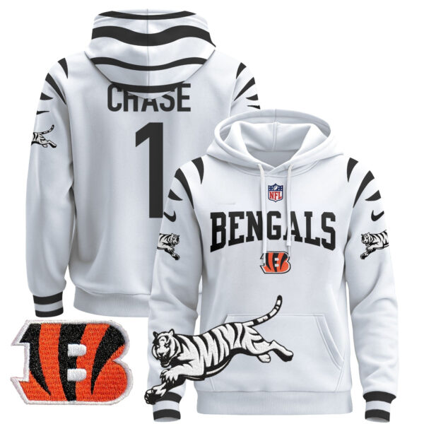 Men's Bengals 2024 Pullover Hoodie V2 - All Stitched - Image 9