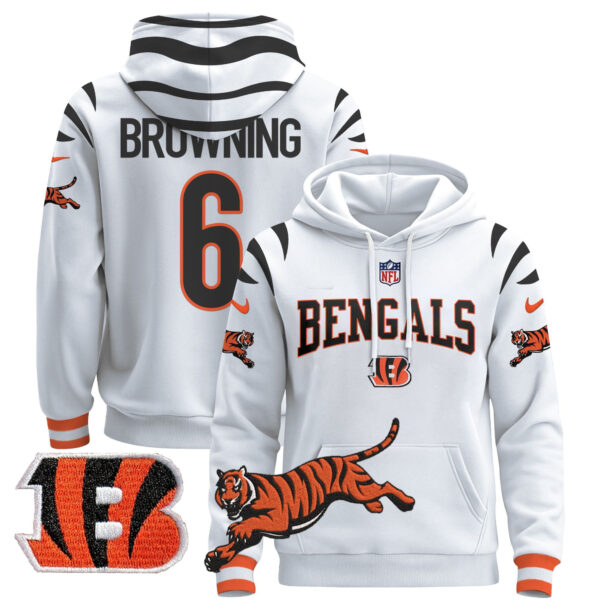 Men's Bengals 2024 Pullover Hoodie V2 - All Stitched - Image 6