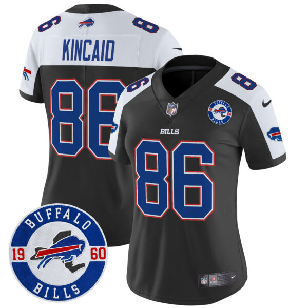 Women's Buffalo Bills 2024 Vapor Limited Jersey - Est. 1960 Patch - All Stitched - Image 5