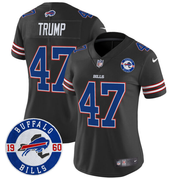 Women's Buffalo Bills 2024 Vapor Limited Jersey - Est. 1960 Patch - All Stitched - Image 48