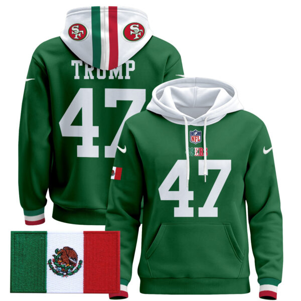Men's 49ers Mexico 2024 Pullover Hoodie - All Stitched - Image 48