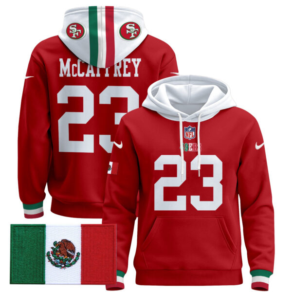 Men's 49ers Mexico 2024 Pullover Hoodie - All Stitched - Image 14