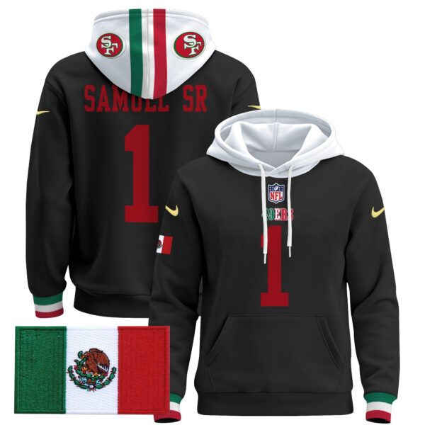 Men's 49ers Mexico 2024 Pullover Hoodie - All Stitched - Image 27