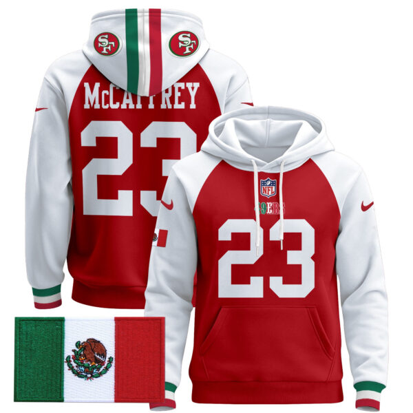 Men's 49ers Mexico 2024 Pullover Hoodie - All Stitched - Image 50