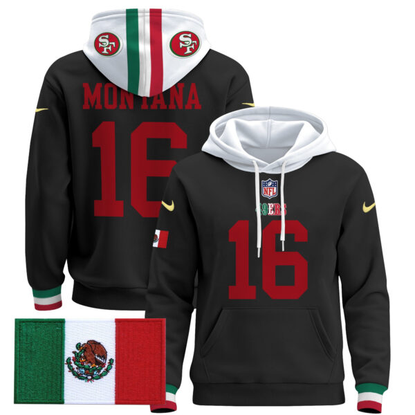 Men's 49ers Mexico 2024 Pullover Hoodie - All Stitched - Image 32