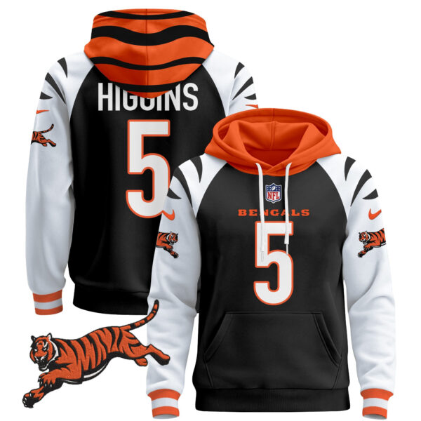 Men's Cincinnati Bengals 2024 Pullover Hoodie - All Stitched - Image 33