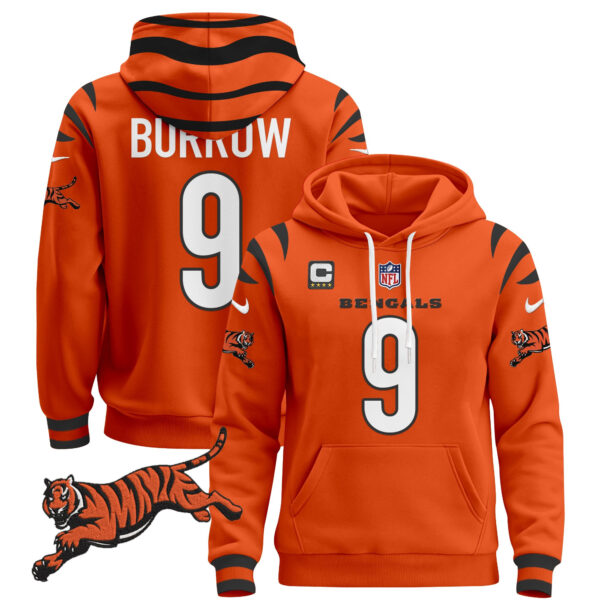 Men's Cincinnati Bengals 2024 Pullover Hoodie - All Stitched - Image 22