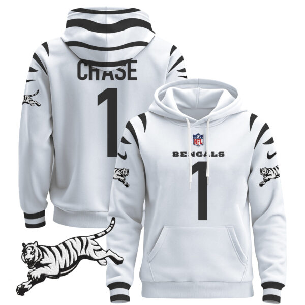 Men's Cincinnati Bengals 2024 Pullover Hoodie - All Stitched - Image 9