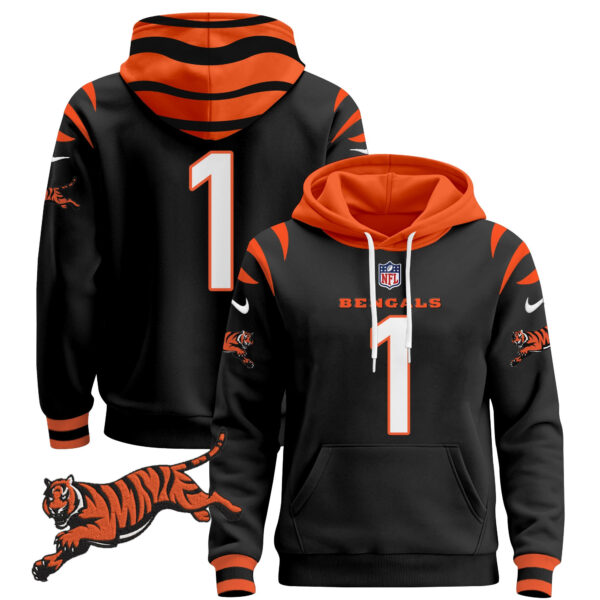 Men's Cincinnati Bengals 2024 Pullover Hoodie - All Stitched - Image 21