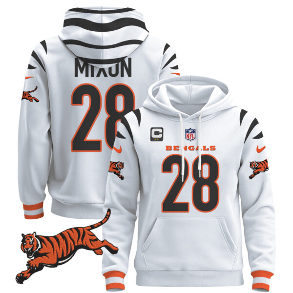 Men's Cincinnati Bengals 2024 Pullover Hoodie - All Stitched - Image 4
