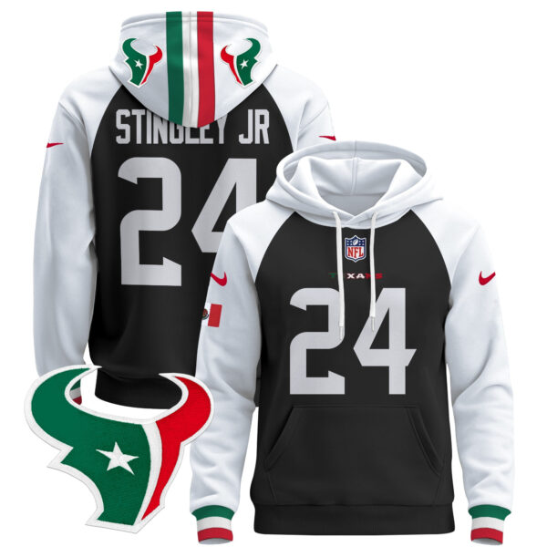 Men's Houston Texans Mexico 2024 Pullover Hoodie - All Stitched - Image 41