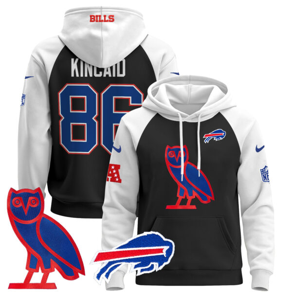 Men's Buffalo Bills OVO 2024 Pullover Hoodie - All Stitched - Image 45