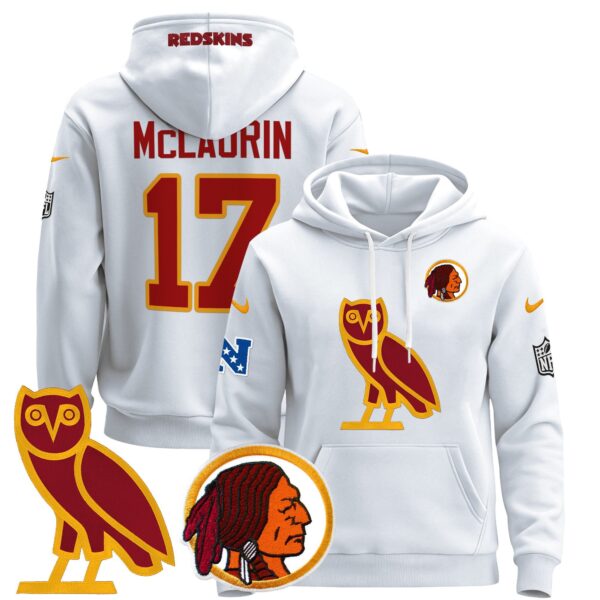 Men's Washington Redskins OVO 2024 Pullover Hoodie - All Stitched - Image 41