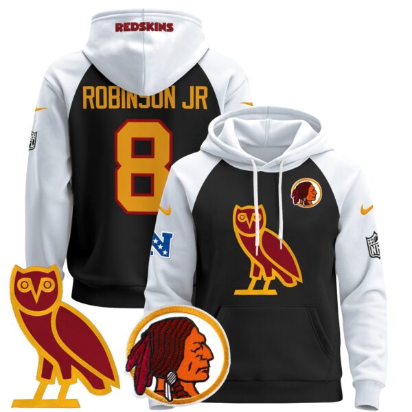 Men's Washington Redskins OVO 2024 Pullover Hoodie - All Stitched - Image 11