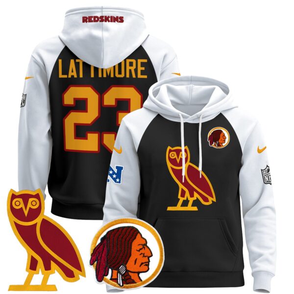 Men's Washington Redskins OVO 2024 Pullover Hoodie - All Stitched - Image 17