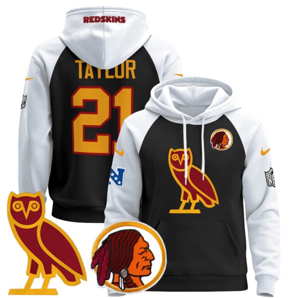 Men's Washington Redskins OVO 2024 Pullover Hoodie - All Stitched - Image 15
