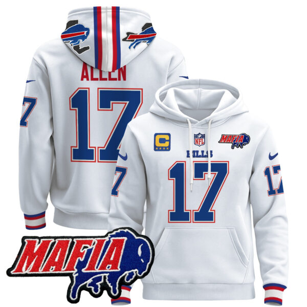 Men's Buffalo Bills 2024 Bills Mafia Patch Pullover Hoodie - All Stitched - Image 15