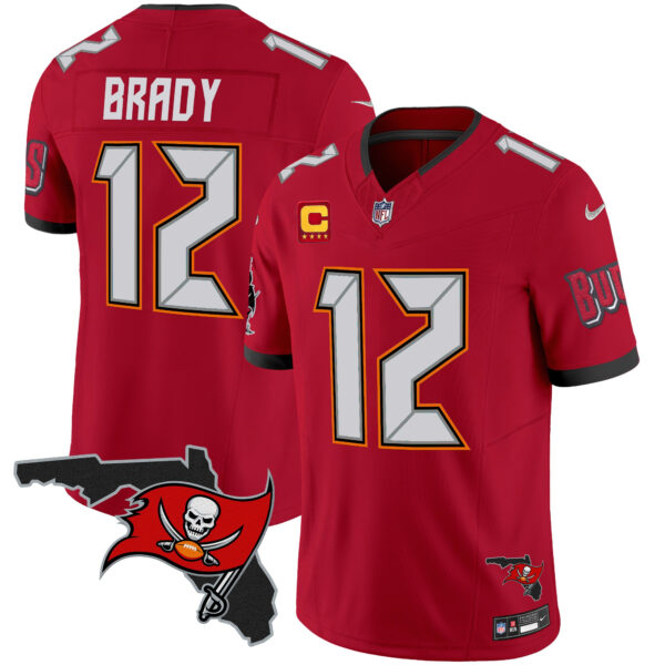 Men's Buccaneers Florida Patch Vapor Limited Jersey V2 - All Stitched - Image 15
