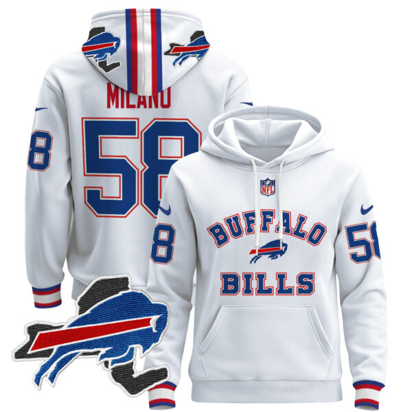 Men's Buffalo Bills 2024 Pullover Hoodie V4 - All Stitched - Image 18
