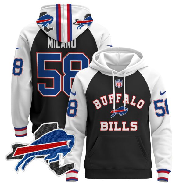 Men's Buffalo Bills 2024 Pullover Hoodie V4 - All Stitched - Image 39