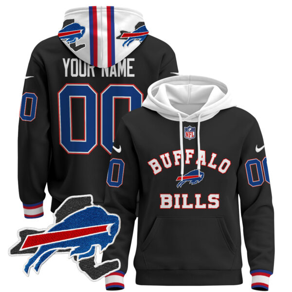 Buffalo Bills 2024 Custom Pullover Hoodie V4 - All Stitched - Image 4